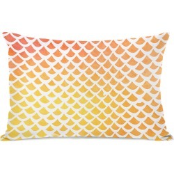One Bella Casa Nautical Scales Outdoor Pillow