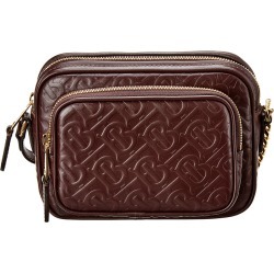 Burberry Small Monogram Leather Camera Bag