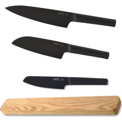BergHOFF Ron 4pc Black Handle Knife Set