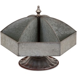 IMAX Galvanized Spinning Caddy