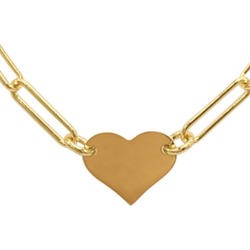 ADORNIA 14K Plated Heart Necklace found on Bargain Bro from Ruelala for USD $20.51