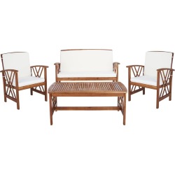 Safavieh Fontana 4 Pc Outdoor Set found on Bargain Bro Philippines from Gilt for $539.99