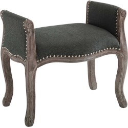 Avail Vintage French Upholstered Bench