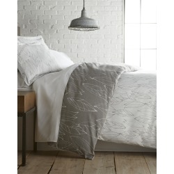 Southshore Linens Reversible Modern Foliage Duvet Cover and Sham Set