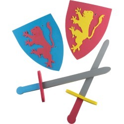 Foam Sword & Shield for Kids by Hey! Play!