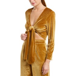CHARLIE HOLIDAY Velvet Crush Top