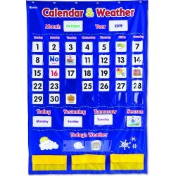 Learning Resources Calendar & Weather Pocket Chart