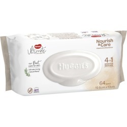 Huggies Baby Wipes - Nourish and Care - 64 Pack