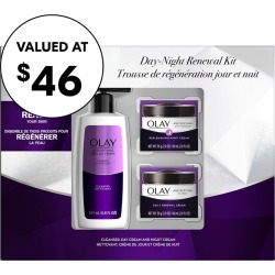 Day-Night Renewal Kit (Replenishing Night Cream + Daily Renewal Cream + Cleanser)
