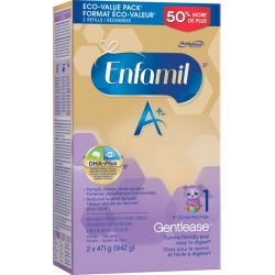 Is baby formula gluten free which formula should I get for my baby 72 Enfamil Enfamil A+ Gentlease Baby Formula Powder Refill 942.0 g