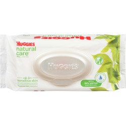 Huggies Natural Care Sensitive Baby Wipes, Unscented, 1 Flip-Top Pack 56.0 Wipes