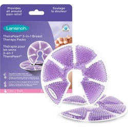 Lansinoh TheraPearl 3-in-1 Breast Therapy Gel Packs 1.0 ea