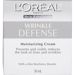 Wrinkle Defense Anti-Aging Cream Day Moisturizer, with Soy Protein
