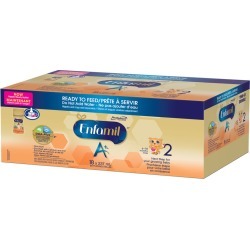 Enfamil Enfamil A+ 2 Baby Formula Ready to Feed- Nipple Ready Bottles 18 pack 237.0 CS