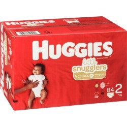 Huggies Little Snugglers Diapers, Size 2 84.0 Count