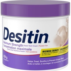 Desitin Diaper Rash Cream for Baby, Zinc Oxide Cream 454.0 g