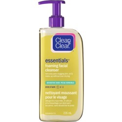 Clean & Clear ESSENTIALS Foaming Facial Cleanser for Sensitive Skin 235.0 mL