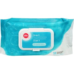 3in1 Facial Cleansing Wipes with Cucumber Extract