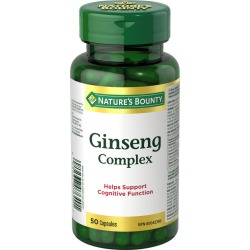 Natures Bounty Ginseng Complex Pills, Supplement, Supports Healthy Glucose Levels and Cognitive Function 50.0 Count