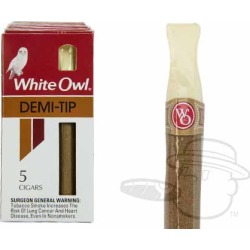 White Owl Demi Tips - 4 1/4 x 32-Small Packs: 50 Cigarillos