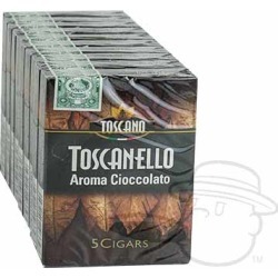 Toscanello Aroma Cioccolato - 3 x 38-Small Packs: 50 Cigarillos