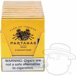 Partagas Mini - 3 1/4 x 26-Small Packs: 80 Cigarillos