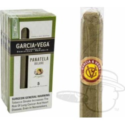 Garcia Y Vega Panatela Deluxe - 5 1/2 x 34-Small Packs: 25 Cigarillos