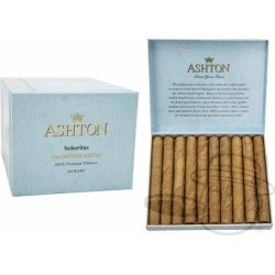 Ashton Connecticut Senoritas - 3 1/2 x 30-Small Packs: 100 Cigarillos