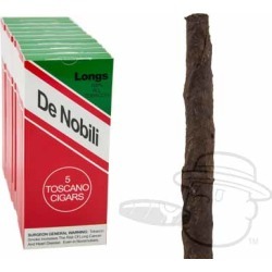 De Nobili Toscani Longs - 6 1/2 x 34-Small Packs: 50 Cigarillos