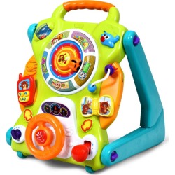 3 in1 Kids Activity Sit to Stand Musical Learning Walker