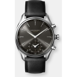 Kronaby Sekel S0718-1 Silver Leather Quartz Fashion Watch - ONE SIZE