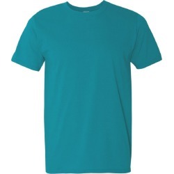 Gildan Mens Short Sleeve Soft-Style T-Shirt (Tropical Blue) - XXL - Also in: L, XL, M, S