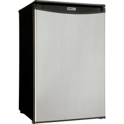4.4 Cu. Ft. Stainless Compact Refrigerator