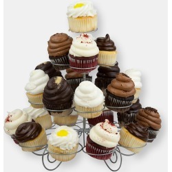 3 Tier Steel 23 Cupcake Holder, Silver found on Bargain Bro from Verishop Inc for USD $14.05