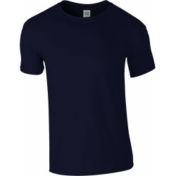 Gildan Mens Short Sleeve Soft-Style T-Shirt (Navy) - 4XL