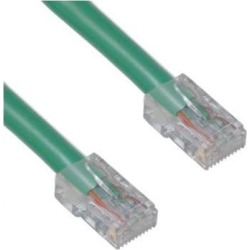 Offex Cat5e Ethernet Patch Cable, Bootless, 7 foot - Green