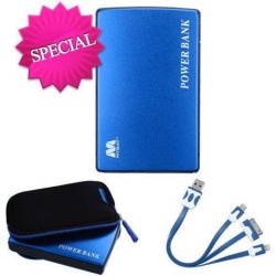 Blue Li-ion Power Bank (11000 mAh)