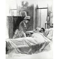 Posterazzi SAL995103118 The Birth of the American Trained Nurse-Taking the Pulse Artist Unknown Poster Print - 18 x 24 in.