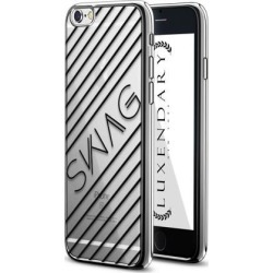 LUXENDARY SWAG STRIPED DESIGN CHROME SERIES CASE FOR IPHONE 6/6S PLUS