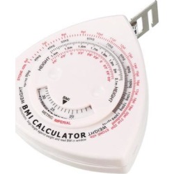 BMI Calculator 1.5m 6 Inch Double Scale Body Tape Measure