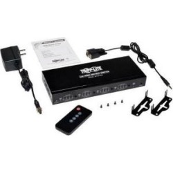 Tripp Lite 4x4 HDMI Matrix Switch for Video and Audio, (HDMI 4 In, 4 Out) 1080p at 60Hz (B119-4X4)
