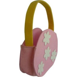 buy  Non-woven Easter Candy Holder, Pouches Bags, Candy Baskets Children Pink cheap online