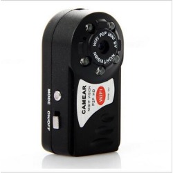 Mini DV WiFi Camera Q7 Wireless WIFI/P2P Network Surveillance Video Camera Home Security Hidden Spy Video Camera Built in Antenna for Android.