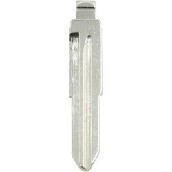 Metal Uncut Insert Emergency Remote Key Blank Blade Replacement for Toyota Hiace