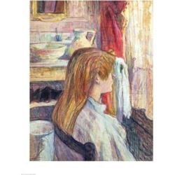 Posterazzi BALXJL62435LARGE Woman at The Window 1893 Poster Print by Henri De Toulouse-Lautrec - 24 x 36 in. - Large