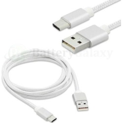50X Micro USB 6 Braided USB A to B Charger Data Sync Cable Cord (U2A1-MCB-01SL)