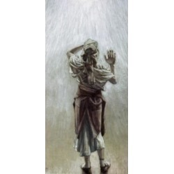 Posterazzi SAL99910 God Appears to Noah James Tissot 1836-1902 French Watercolor on Paper Jewish Museum New York Print - 18 x 24 in.
