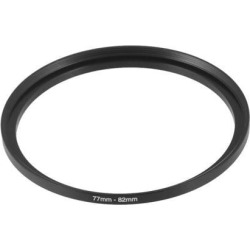 Unique Bargains Camera Lens Filter Step Up Ring 77mm-82mm Adapter Black
