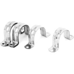 8pcs 2-Hole Rigid Conduit Pipe Straps Clips Clamps for 40mm Dia Tube