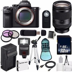 Sony Alpha a7R II Mirrorless Digital Camera (International Model ) + Sony FE 24-240mm f/3.5-6.3 OSS Lens + 72mm 3 Piece Filter Kit 6AVE Bundle 52